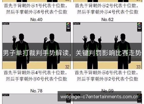 男子单打裁判手势解读,关键判罚影响比赛走势 男子单打裁判手势解读,关键判罚影响比赛走势